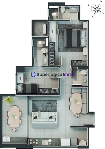 Apartamento, 3 quartos, 86 m² - Foto 37