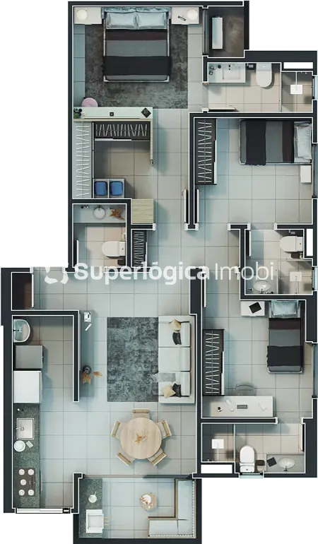 Apartamento, 3 quartos, 83 m² - Foto 33