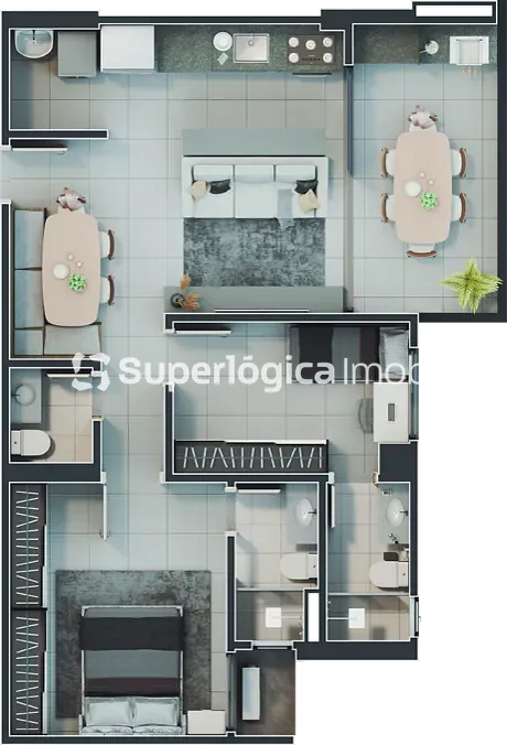Apartamento, 3 quartos, 83 m² - Foto 34