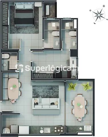 Apartamento, 3 quartos, 83 m² - Foto 35