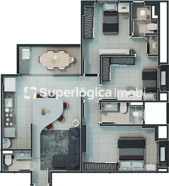 Apartamento, 3 quartos, 83 m² - Foto 36