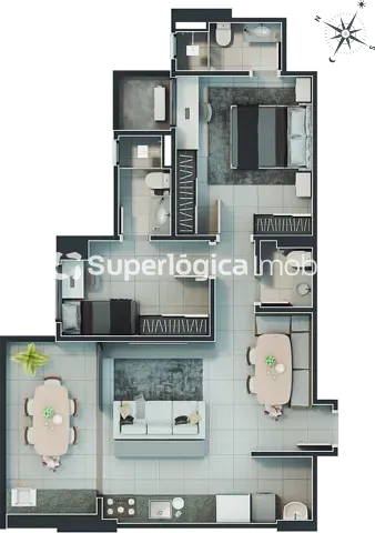 Apartamento, 3 quartos, 83 m² - Foto 37