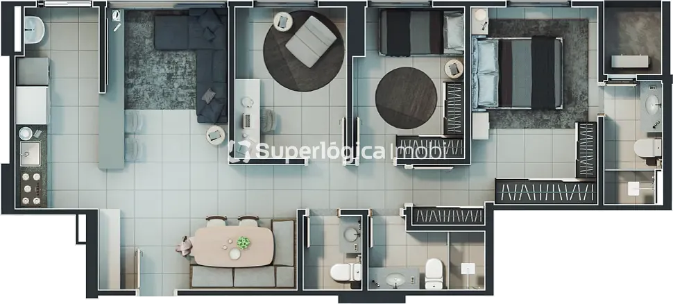 Apartamento, 3 quartos, 83 m² - Foto 39
