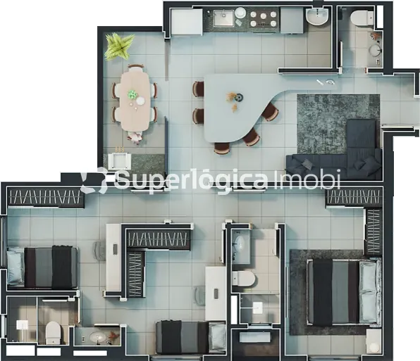 Apartamento, 3 quartos, 83 m² - Foto 40