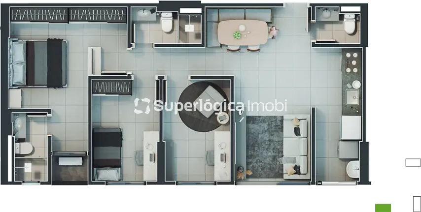 Apartamento, 3 quartos, 83 m² - Foto 41