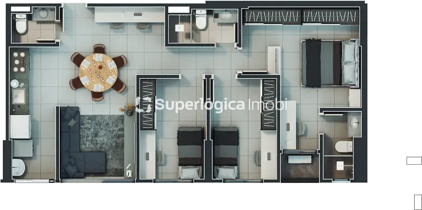 Apartamento, 3 quartos, 83 m² - Foto 42