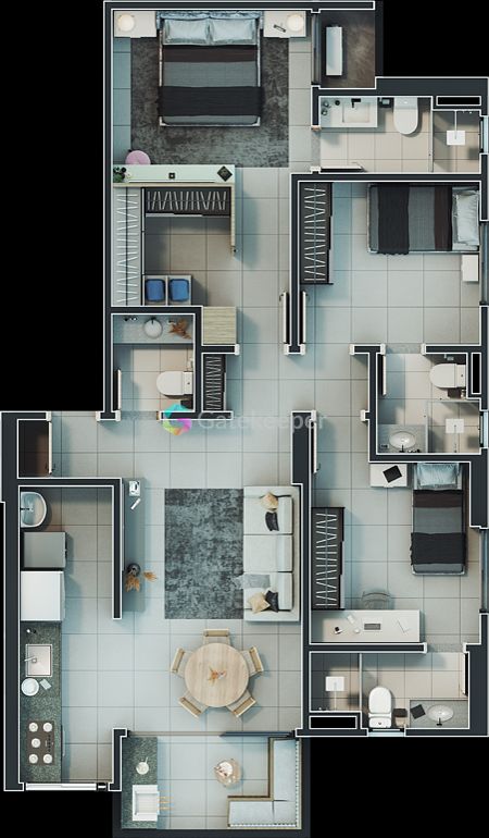 Apartamento à venda com 3 quartos, 90m² - Foto 33