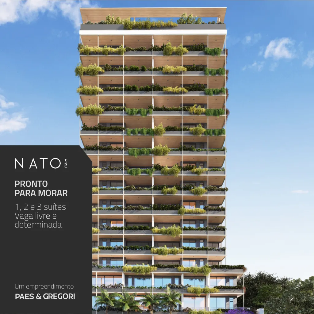 Apartamento à venda 1 Quarto 1 Vaga 39.69M² Itaim Bibi São Paulo - SP | Nato Itaim - Residencial