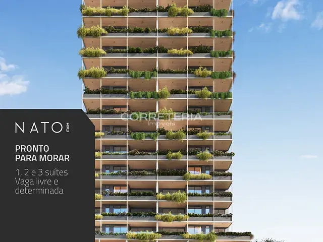 Apartamento 2 quartos e 3 banheiros, à venda, no bairro Itaim Bibi em São Paulo
