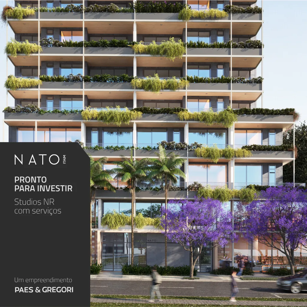 Garden à venda 1 Quarto 42.71M² Itaim Bibi São Paulo - SP | Nato Itaim - NR