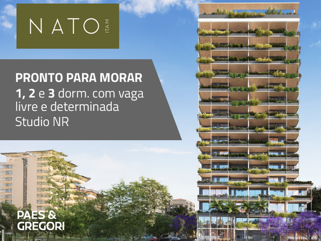Foto do Apartamento - Garden à venda 1 Quarto 42.71M² Itaim Bibi São Paulo - SP | Nato Itaim - NR | Correteria Imóveis
