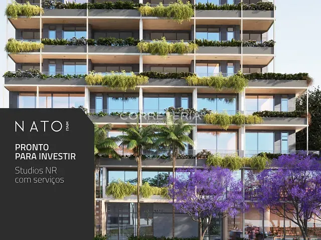 Apartamento 1 quarto e 1 banheiro, à venda, no bairro Itaim Bibi em São Paulo