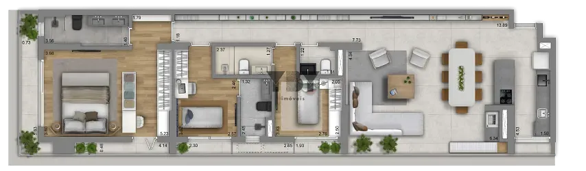 Apartamento, 1 quarto, 27 m² - Foto 23