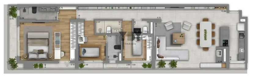 Apartamento, 1 quarto, 41 m² - Foto 23