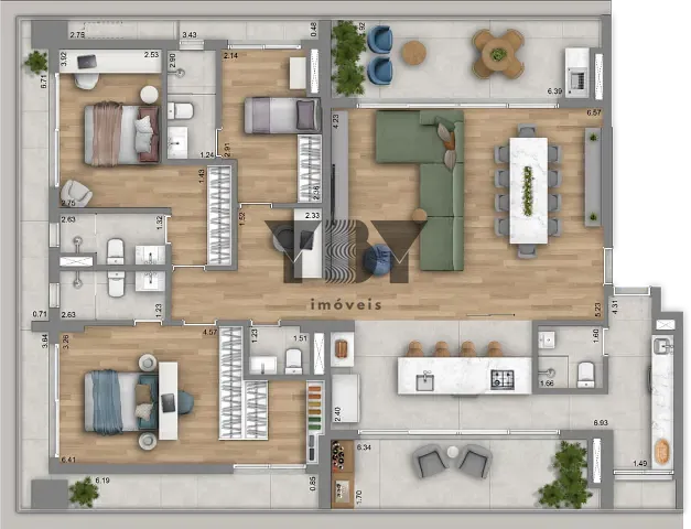 Apartamento, 1 quarto, 41 m² - Foto 24