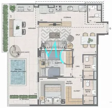 Apartamento, 4 quartos, 133 m² - Foto 31