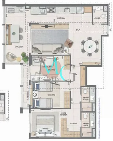 Apartamento, 3 quartos, 106 m² - Foto 27