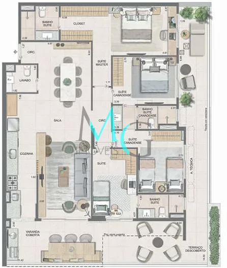 Apartamento, 3 quartos, 106 m² - Foto 28
