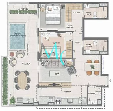 Apartamento, 3 quartos, 106 m² - Foto 32