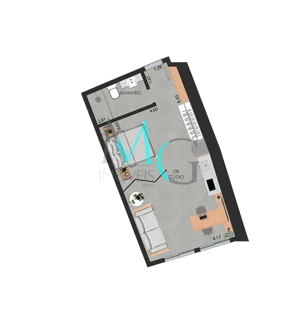 Apartamento, 1 quarto, 38 m² - Foto 36