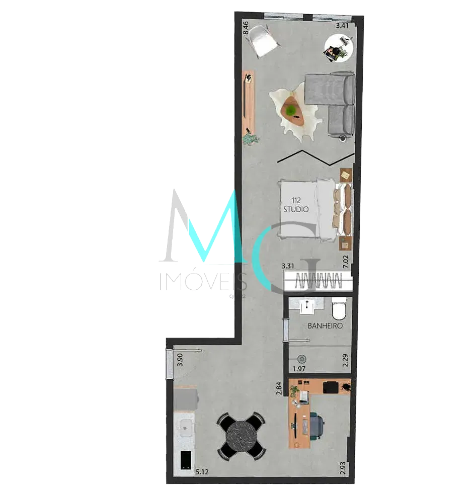Apartamento, 1 quarto, 38 m² - Foto 40