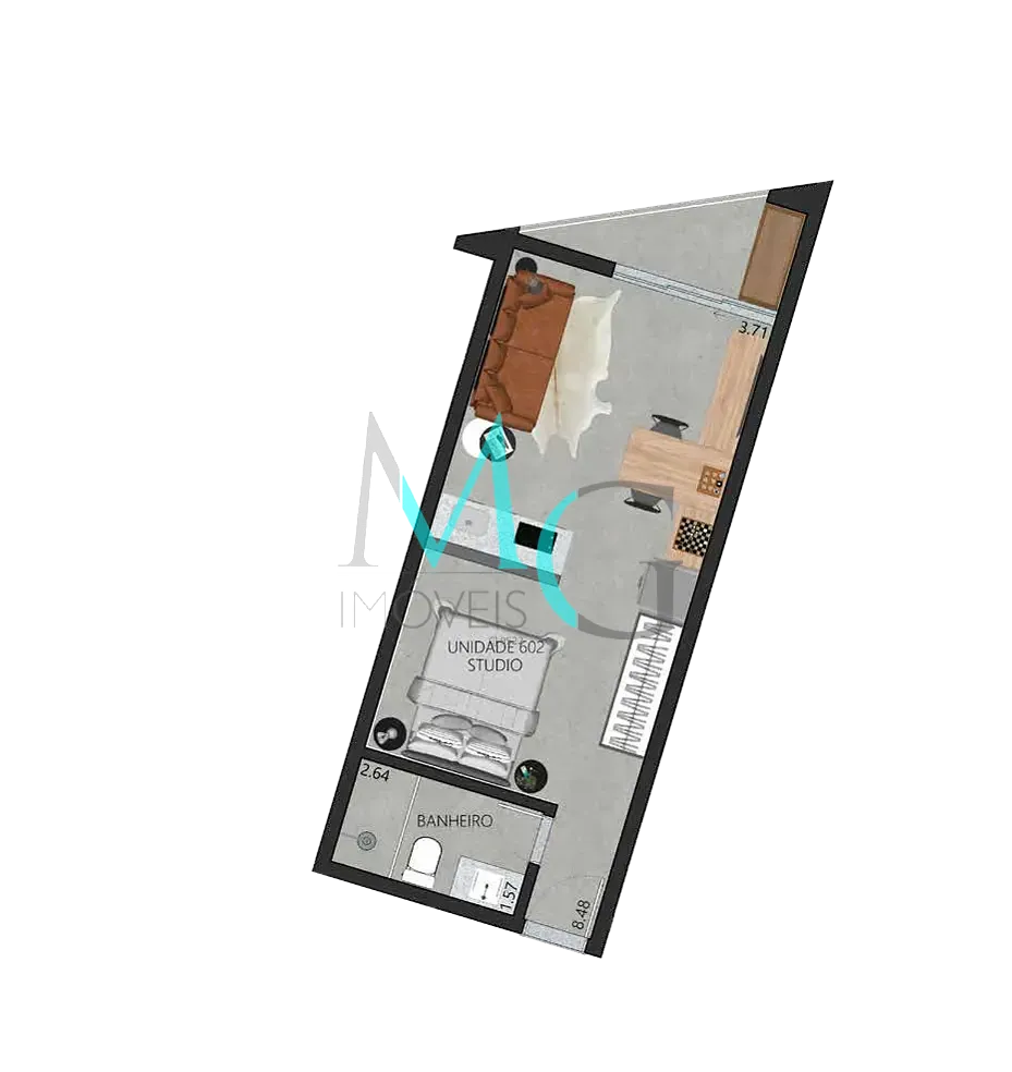 Apartamento, 1 quarto, 38 m² - Foto 52