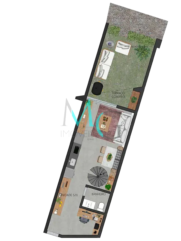 Apartamento, 1 quarto, 44 m² - Foto 49