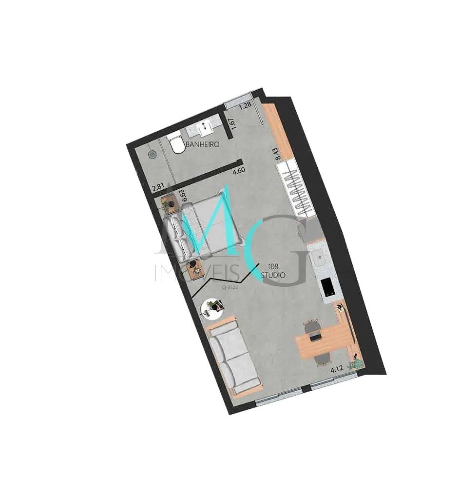 Apartamento, 1 quarto, 52 m² - Foto 36
