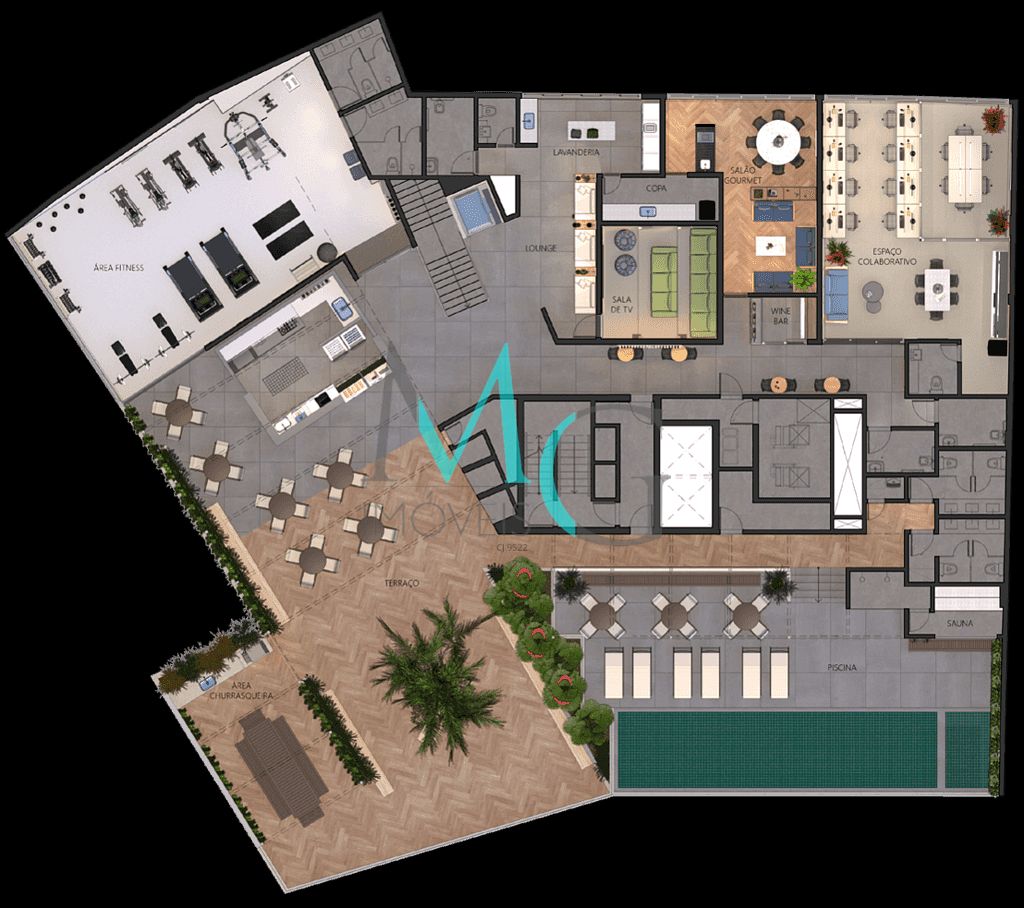 Apartamento, 1 quarto, 45 m² - Foto 25