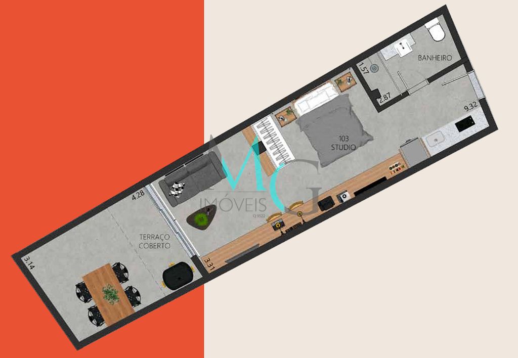 Apartamento, 1 quarto, 45 m² - Foto 30