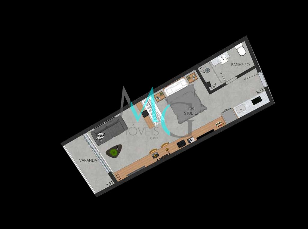 Apartamento, 1 quarto, 45 m² - Foto 31