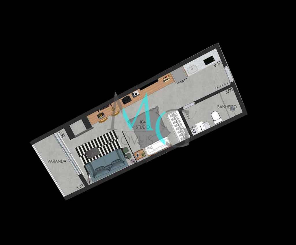 Apartamento, 1 quarto, 45 m² - Foto 32