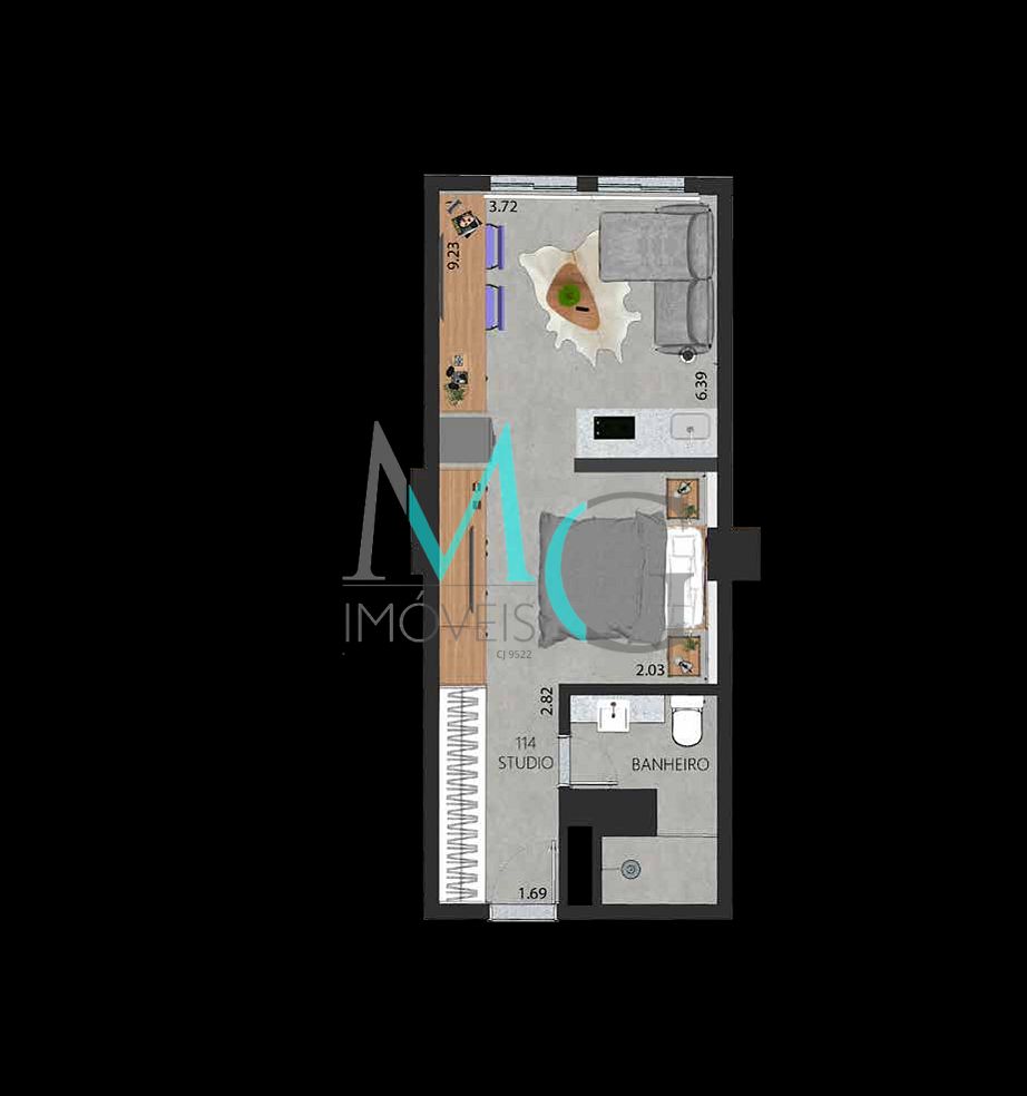 Apartamento, 1 quarto, 45 m² - Foto 42