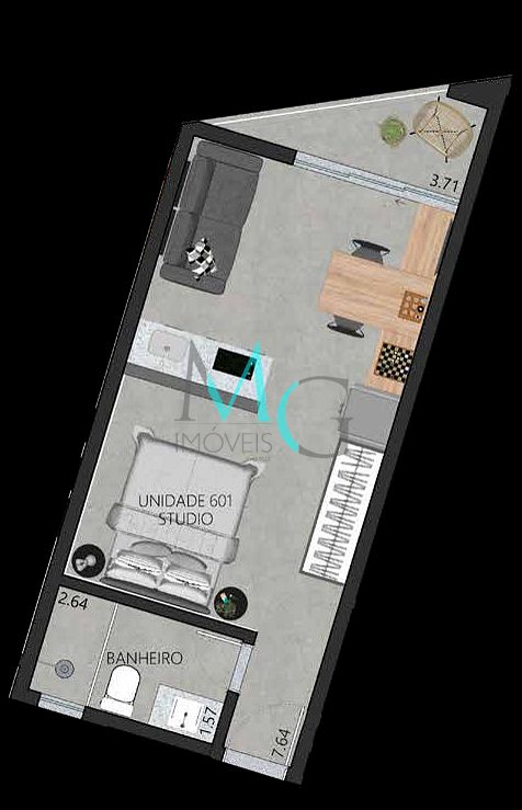 Apartamento, 1 quarto, 45 m² - Foto 51