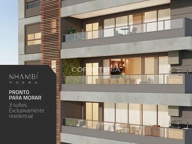Apartamento 3 quartos e 5 banheiros, à venda, no bairro Moema em São Paulo