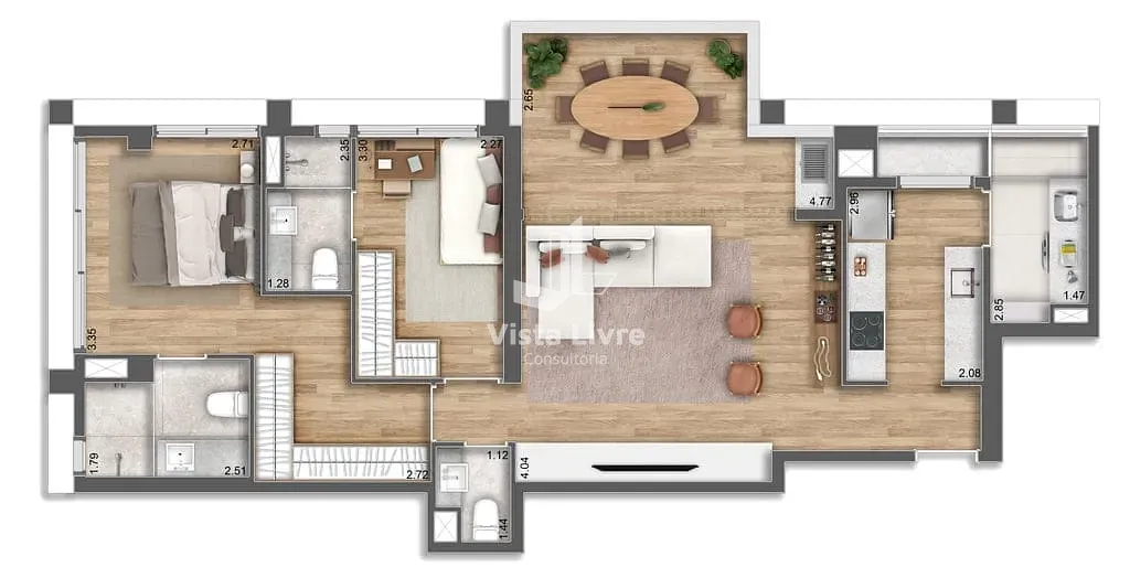 Apartamento, 2 quartos, 94 m² - Foto 25