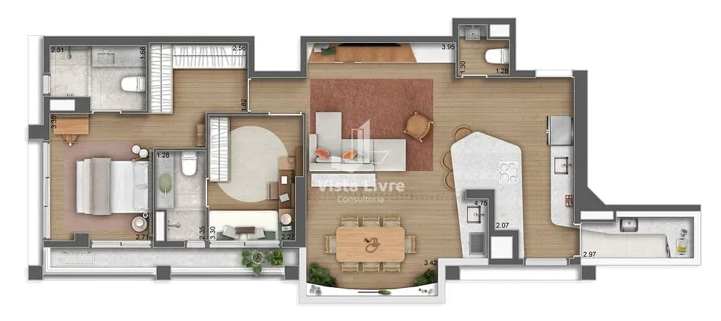 Apartamento, 2 quartos, 94 m² - Foto 26