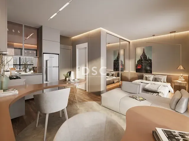 Apartamento 1 quarto e 1 banheiro, à venda, no bairro Batel em Curitiba