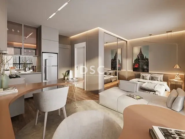 Apartamento 1 quarto e 1 banheiro, à venda, no bairro Batel em Curitiba
