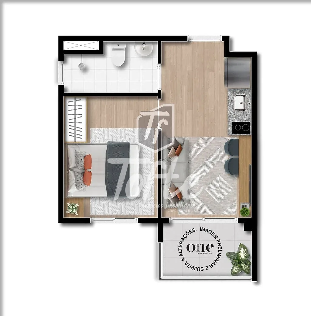 Apartamento, 1 quarto, 32 m² - Foto 10