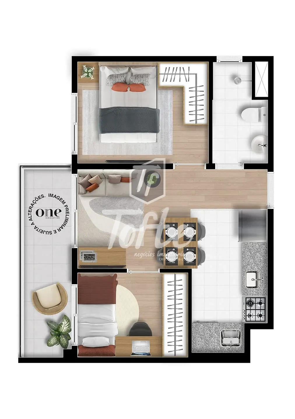 Apartamento, 2 quartos, 40 m² - Foto 11