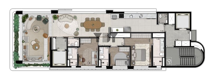 Cobertura à venda com 3 quartos, 283m² - Foto 15