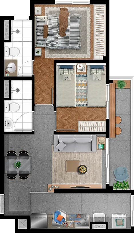 Apartamento, 2 quartos, 56 m² - Foto 31