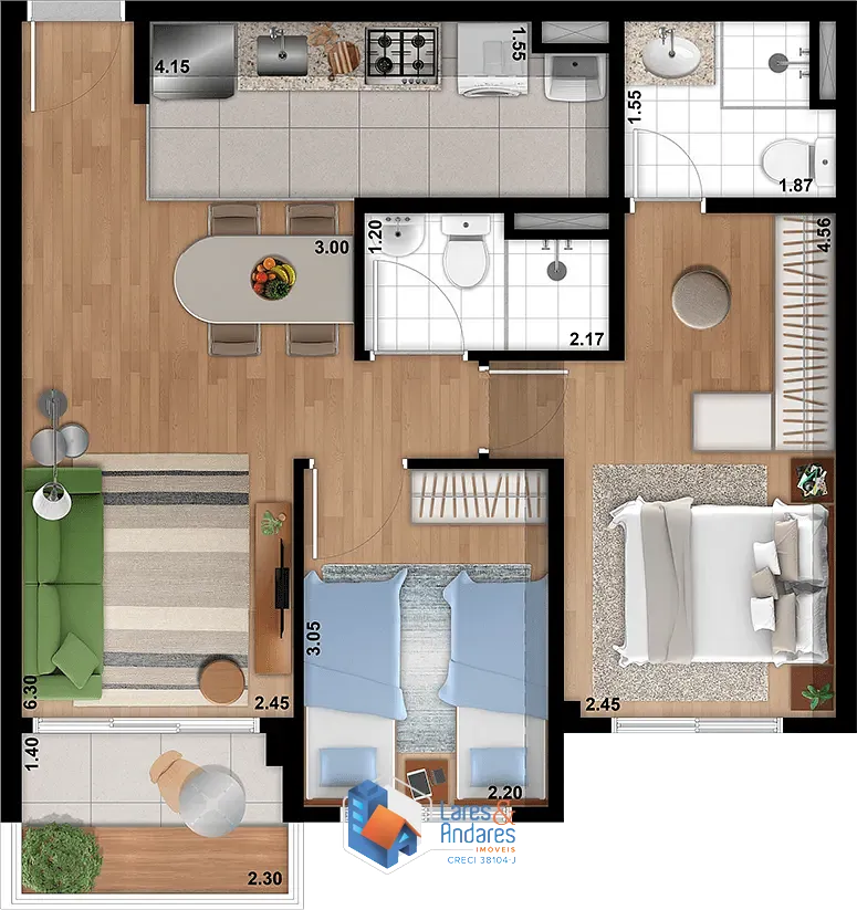 Apartamento, 2 quartos, 64 m² - Foto 29