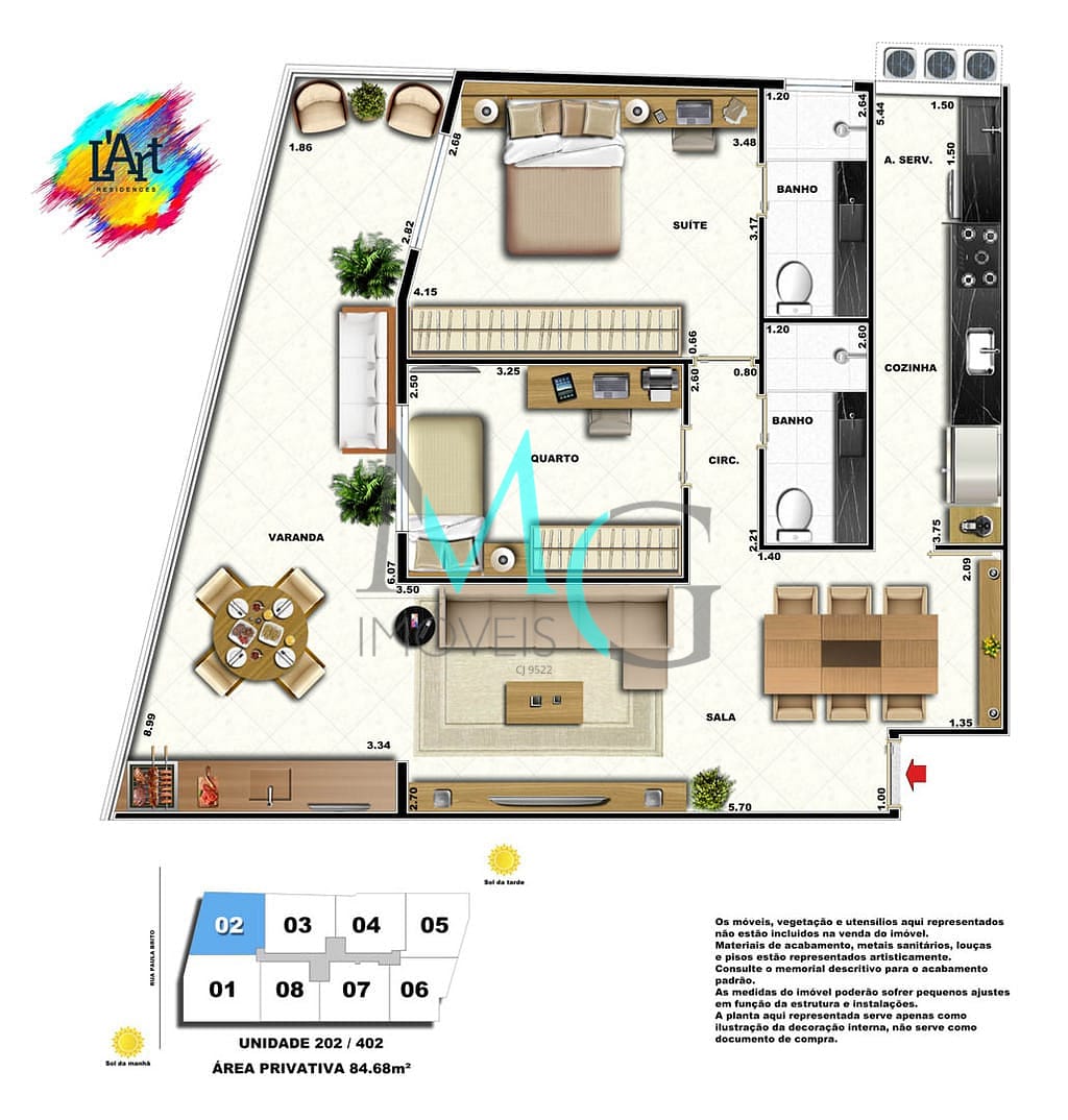 Apartamento, 2 quartos, 114 m² - Foto 21