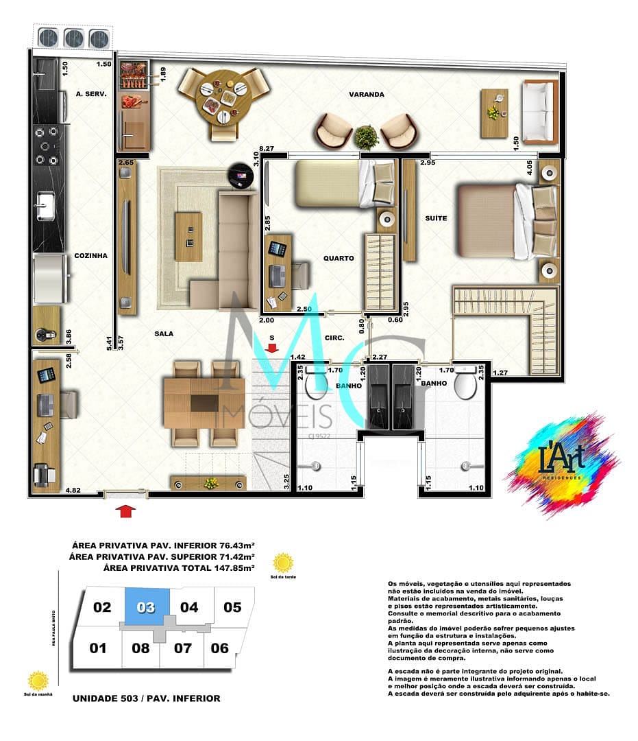 Apartamento, 2 quartos, 114 m² - Foto 29