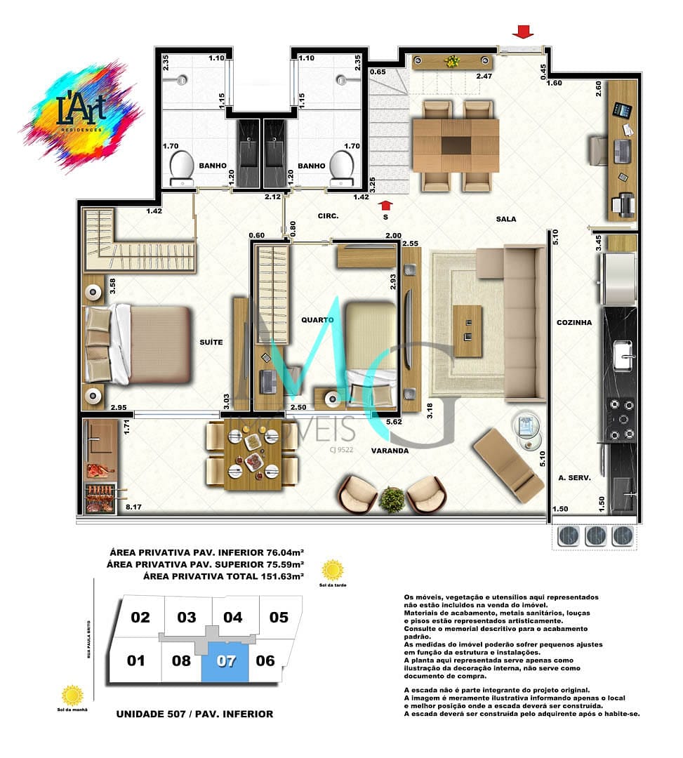 Apartamento, 2 quartos, 114 m² - Foto 35