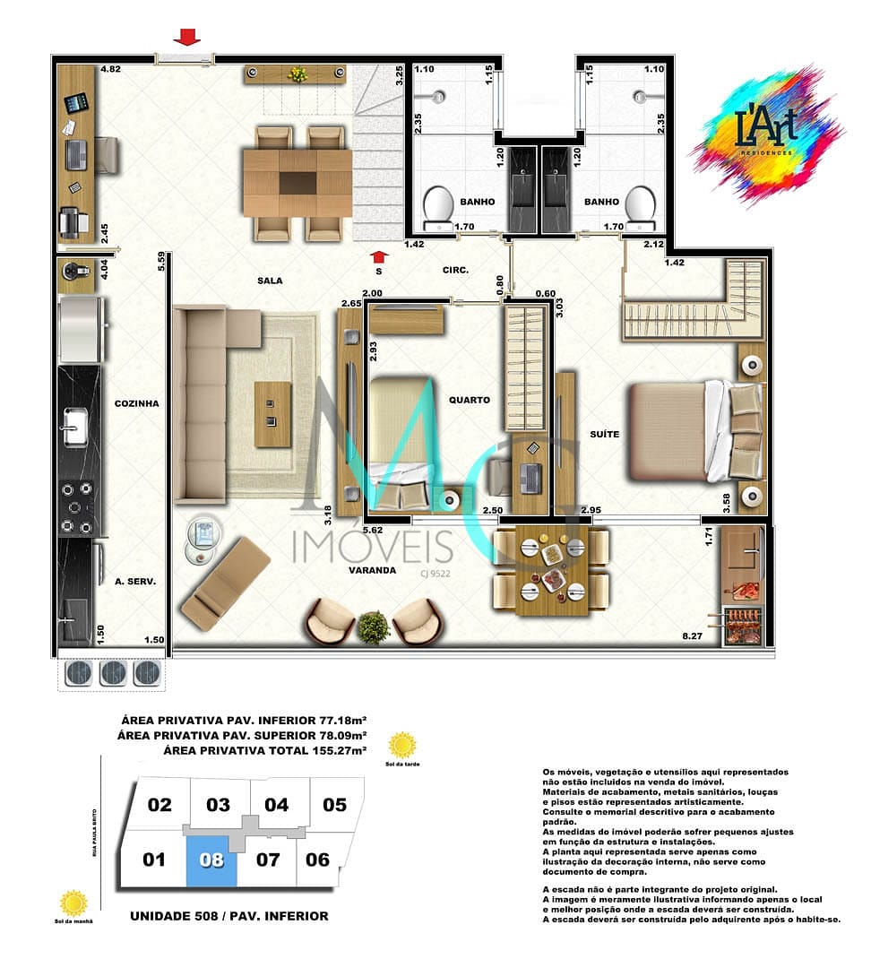 Apartamento, 2 quartos, 114 m² - Foto 37