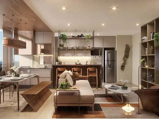 Apartamento 2 quartos e 2 banheiros, à venda, no bairro Brooklin Paulista em São Paulo