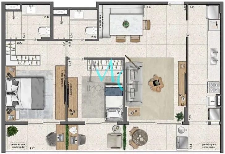 Apartamento, 1 quarto, 38 m² - Foto 33